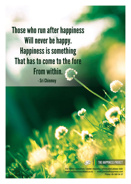 The Happiness Project - www.meditationauckland.co.nz