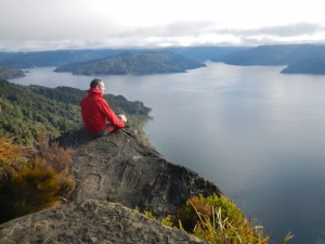 Pic 6 Meditation on a rock edge, oblivious to the thousand foot drop directly beneath