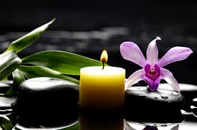 Candle & Water Lily 