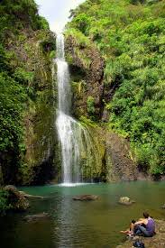 Man Watching Waterfall 